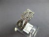 1.02CT DIAMOND 14KT WHITE GOLD 3D CLASSIC CRISS CROSS INFINITY ANNIVERSARY RING
