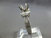 1.35CT DIAMOND 18KT WHITE GOLD ROUND & BAGUETTE SEMI MOUNT ENGAGEMENT RING 28127