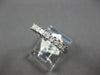 .50CT DIAMOND 14KT WHITE GOLD PRINCESS INVISIBLE PRONG WEDDING ANNIVERSARY RING