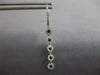 .60CT DIAMOND & AAA SAPPHIRE 14K WHITE GOLD MULTI FLOWER HUGGIE HANGING EARRINGS