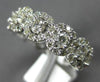 ESTATE 2.20CT DIAMOND 14KT WHITE GOLD 3D ROUND HALO ETERNITY ANNIVERSARY RING