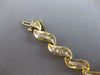 WIDE 5.02CT DIAMOND 14K YELLOW GOLD 3D BAGUETTE MULTI WAVE SWIRL TENNIS BRACELET