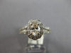 1.20CT WHITE & LIGHT CHOCOLATE FANCY DIAMOND 14KT WHITE GOLD 3D ENGAGEMENT RING