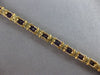 15.90CT DIAMOND & AAA AMETHYST 14KT YELLOW GOLD 3D OVAL & ROUND TENNIS BRACELET
