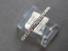 .26CT DIAMOND 14KT WHITE GOLD CLASSIC 2MM SEMI ETERNITY WEDDING ANNIVERSARY RING