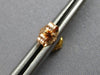 ESTATE .50CT DIAMOND 14KT ROSE GOLD CLASSIC ROUND INVISIBLE FLOWER STUD EARRINGS