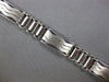 ESTATE WIDE & LONG 14KT WHITE GOLD 3D MATTE & SHINY HANDCRAFTED MENS BRACELET