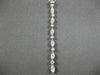 ESTATE .24CT DIAMOND 14K WHITE GOLD 3D ELONGATED MARQUISE SHAPE JOURNEY PENDANT|WC8721D-1