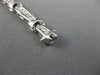 ESTATE 1.75CT DIAMOND 18KT WHITE GOLD 3D CLASSIC CHANNEL LINK TENNIS BRACELET