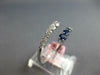 76CT DIAMOND & AAA SAPPHIRE 14KT WHITE GOLD ROUND JOURNEY CRISS CROSS LOVE RING