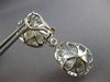 EXTRA LARGE 3.93CT DIAMOND & AAA SOUTH SEA PEARL 18K WHITE GOLD CLIP ON EARRINGS