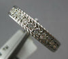 .32CT DIAMOND 14K WHITE GOLD 3D FILIGREE MILGRAIN SEMI ETERNITY ANNIVERSARY RING