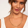 ESTATE LONG 14KT YELLOW GOLD 3D CLASSIC OVAL LINK FUN NECKLACE