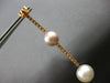 LARGE 1.81CT DIAMOND & AAA WHITE & PINK SOUTH SEA PEARL 18KT ROSE GOLD EARRINGS