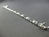 ESTATE WIDE 14KT WHITE GOLD 3D CLASSIC MATTE & SHINY XO LOVE BRACELET