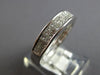 .75CT DIAMOND 14KT WHITE GOLD 3D PRINCESS 2 ROW CHANNEL WEDDING ANNIVERSARY RING