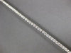 ESTATE 5.05CT DIAMOND 14KT WHITE GOLD 3D CLASSIC ROUND 4 PRONG TENNIS BRACELET