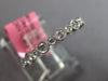 .44CT DIAMOND 18KT WHITE GOLD 3D ROUND BEZEL FILIGREE ETERNITY ANNIVERSARY RING