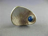 LARGE 2.20CT AAA STAR SAPPHIRE 14KT WHITE GOLD HANDCRAFTED CUFF LINK PIN SET