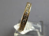 1.10CT DIAMOND 14KT YELLOW GOLD 3D ROUND ETERNITY 3mm WEDDING ANNIVERSARY RING