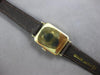 ANTIQUE LARGE 14KT YELLOW GOLD 3D RECTANGULAR LONGINES MENS WATCH #27972