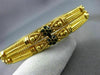 ANTIQUE AAA ENAMEL 22KT YELLOW GOLD 3D FILIGREE FLOWER BANGLE BRACELET #2058