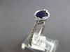 1.28CT DIAMOND & AAA AMETHYST 14KT WHITE GOLD 3D OVAL & ROUND FILIGREE LOVE RING