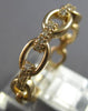 .22CT DIAMOND 14KT YELLOW GOLD CLASSIC MULTI OVAL LINK WEDDING ANNIVERSARY RING