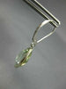 6.0CT AAA GREEN AMETHYST 14KT WHITE GOLD PEAR SHAPE LEVER BACK HANGING EARRINGS