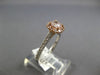 .80CT WHITE & PINK DIAMOND 14K WHITE & ROSE GOLD CUSHION & ROUND ENGAGEMENT RING