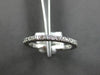 ANTIQUE .40CT DIAMOND 14KT WHITE GOLD 3D ROUND ETERNITY WEDDING ANNIVERSARY RING