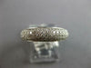 .81CT DIAMOND 18KT WHITE GOLD 3D PAVE MULTI ROW SEMI ETERNITY ANNIVERSARY RING