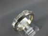 .35CT DIAMOND 14KT WHITE GOLD 3D PRINCESS 5 STONE FILIGREE ANNIVERSARY RING 1337