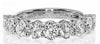 1.78CT DIAMOND 18KT WHITE GOLD 3D ROUND SHARED PRONG ETERNITY ANNIVERSARY RING