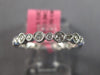 .44CT DIAMOND 18KT WHITE GOLD 3D ROUND BEZEL FILIGREE ETERNITY ANNIVERSARY RING