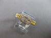 .22CT DIAMOND 14KT YELLOW GOLD ROUND & BAGUETTE SQUARE HALO LOVE KNOT FUN RING