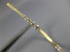 ESTATE .49CT DIAMOND 18K YELLOW GOLD GRADUATING JOURNEY FLEXIBLE BANGLE BRACELET