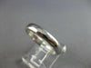 14K WHITE GOLD 3D CLASSIC SOLID 3.5MM SHINY MENS WEDDING ANNIVERSARY RING #27597