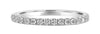 .27CT DIAMOND 18K WHITE GOLD 3D ROUND SEMI ETERNITY 2MM WEDDING ANNIVERSARY RING