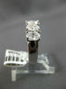 WIDE 1.71CT DIAMOND 18K WHITE GOLD OVAL & ROUND 5 STONE WEDDING ANNIVERSARY RING