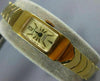 ESTATE HERNIA 14 JEWELS INCABLOC SWISS 14K YELLOW GOLD CLASSIC RECTANGULAR WATCH