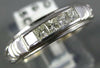 .35CT DIAMOND 14KT WHITE GOLD 3D PRINCESS 5 STONE FILIGREE ANNIVERSARY RING 1337