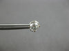 ESTATE .70CT DIAMOND 14K WHITE GOLD CLASSIC ROUND SOLITAIRE STUD EARRINGS #28174