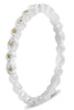 .04CT CANARY DIAMOND 14KT YELLOW GOLD ROUND & MARQUISE SHAPE SEMI ETERNITY RING