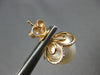 LARGE .43CT DIAMOND & AAA SOUTH SEA PEARL 18KT ROSE GOLD 3D FLOWER STUD EARRINGS