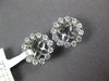 ESTATE .45CT DIAMOND 18KT WHITE GOLD 3D CLASSIC ROUND STUD EARRING JACKETS