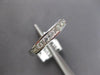 .35CT DIAMOND 14KT WHITE GOLD ROUND & BAGUETTE CHANNEL WEDDING ANNIVERSARY RING