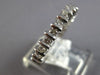 1.25CT DIAMOND 14KT WHITE GOLD ROUND CHANNEL ETERNITY WEDDING ANNIVERSARY RING