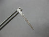 .72CT DIAMOND 18KT WHITE GOLD CLASSIC INSIDE OUT OVAL HOOP FUN HANGING EARRINGS