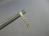 .82CT DIAMOND 14K YELLOW GOLD 3D CLASSIC INSIDE OUT OVAL HUGGIE HANGING EARRINGS